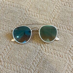 Rayban sunglasses round double bridge